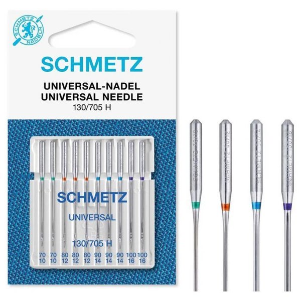 Schmetz Universeel 70/10 - 100/16 - 10 st