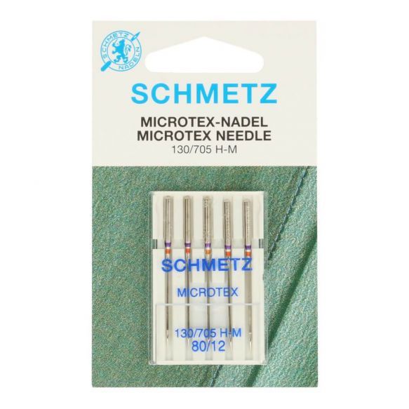 Schmetz Microtex 80/12 - 5 st